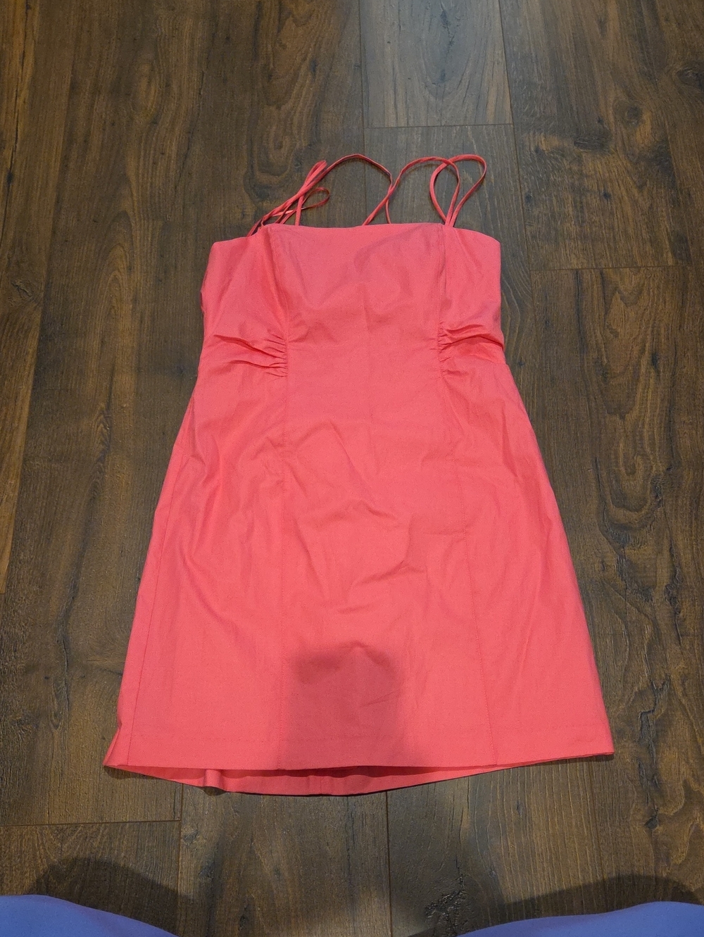 Pink Ruched Frame Mini Dress Sz Xs